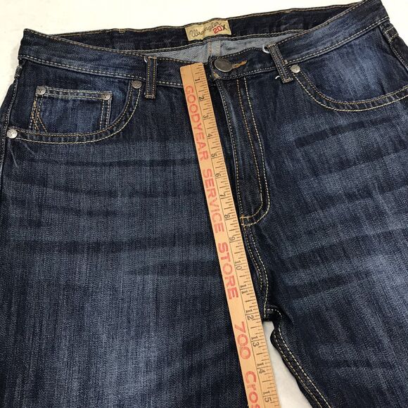 WRANGLER 20X no.42 Jeans Men 36x36 Vintage Boot Cut Western Cowboy Rodeo Dark - Picture 12 of 16